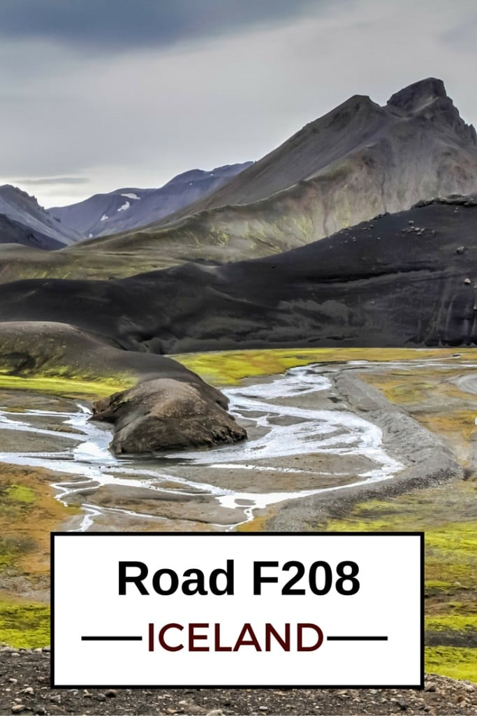 Travel Guide Iceland : Plan your drive on F208 through the Central Highlands