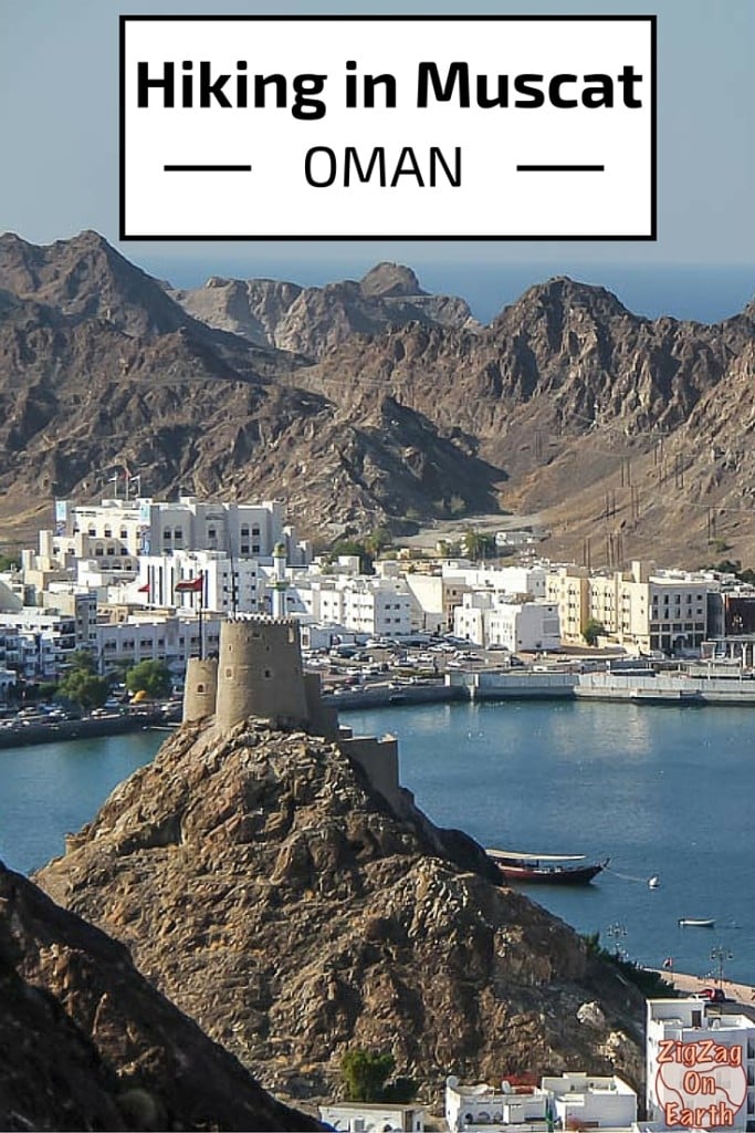 Wandelpad uitzicht stad - Muscat Oman - Reisgids