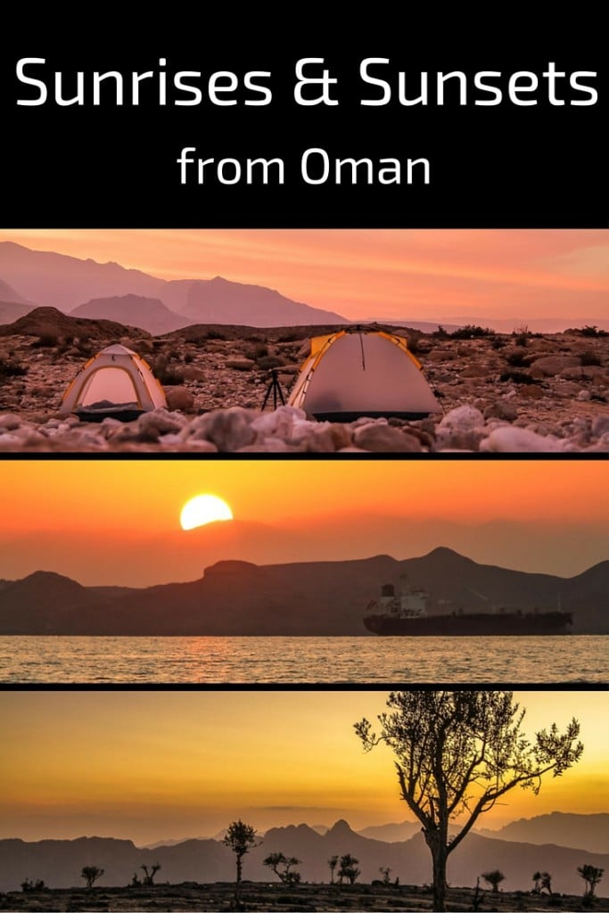 Soluppgångar Solnedgångar Oman