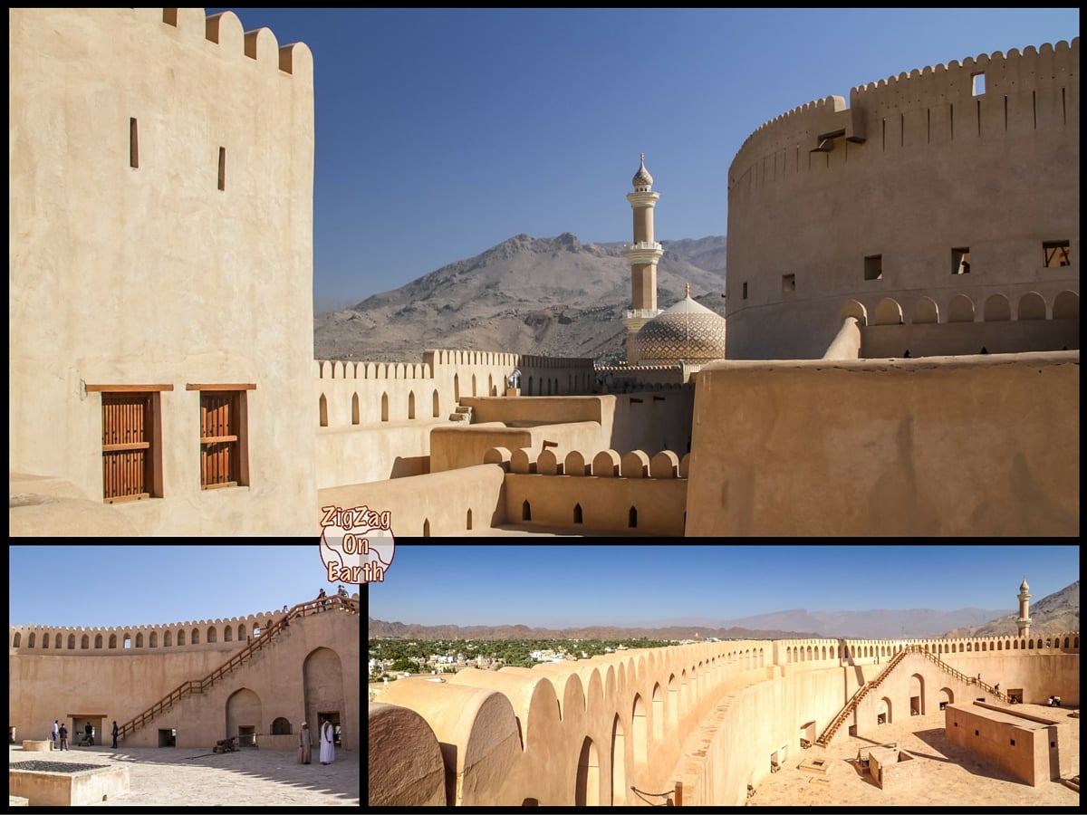 Bästa platserna att besöka i Oman - Klättra upp i tornet på Nizwa Fort