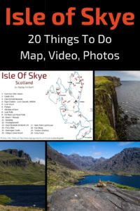 Things to do on Skye island map video photos