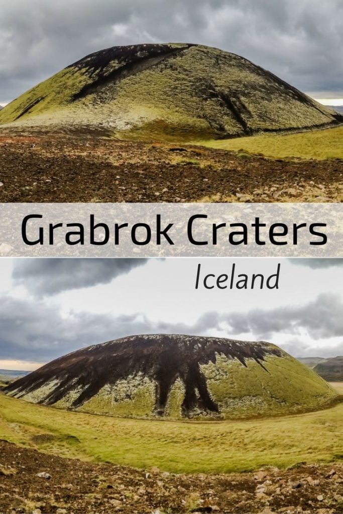 Grabrok volcanic craters Iceland