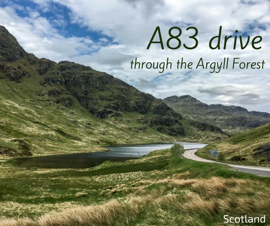 Road A83 through Glen Croe in Argyll Forest & Glen Kinglas Photos, Info