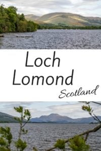 Views of Loch Lomond Scotland - Balloch Castle Pin