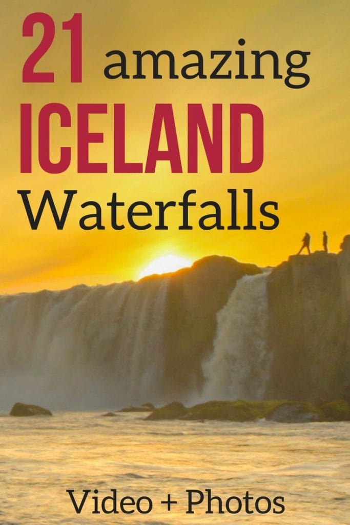 Island Vattenfall Foton - Island Fall - Vattenfall på Island - Island Resor
