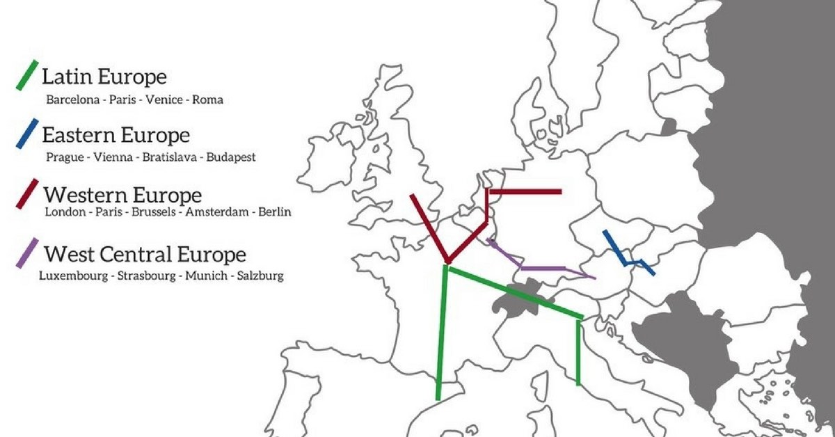 How to plan a railway journey across Europe