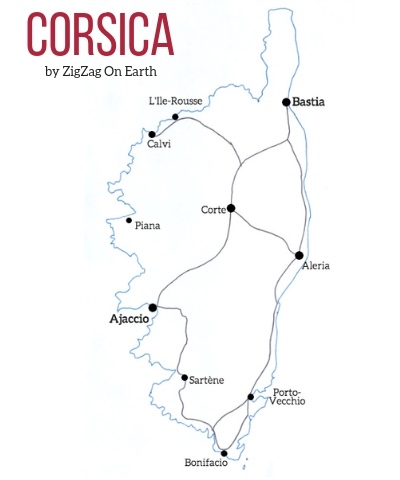 Calvi Corsica Map Calvi Corsica Map