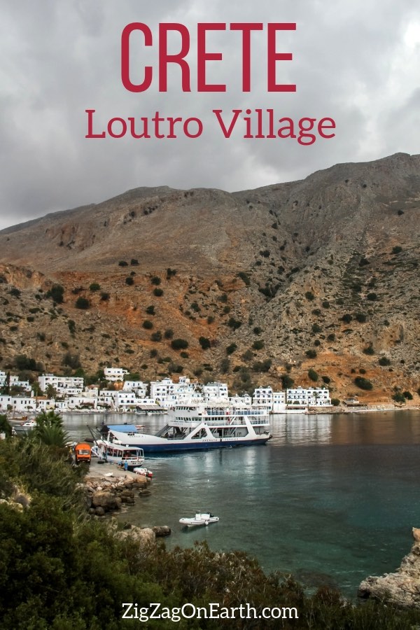 village loutro crete travel Pin village loutro crete travel Pin