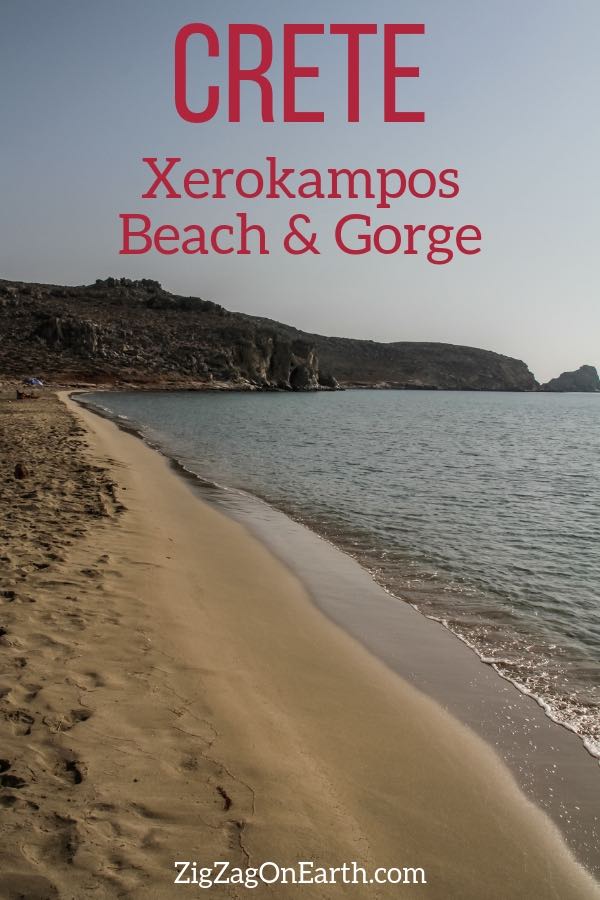 Gorge Xerokambos Beach Crete travel