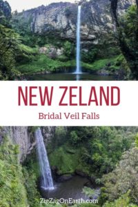 Bridal Veil Falls New Zealand Travel Pin Bridal Veil Falls New Zealand Travel Pin