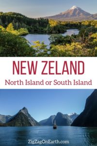 New Zealand North or South island New Zealand Travel Pin New Zealand North or South island New Zealand Travel Pin
