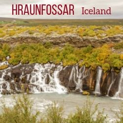Lava Waterfall Hraunfossar Iceland Travel Guide