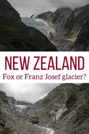Fox glacier vs Franz Josef glacier New Zealand Pin2 Fox glacier vs Franz Josef glacier New Zealand Pin2