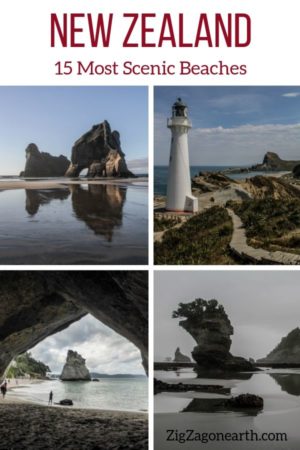 New Zealand Beaches Travel Pin New Zealand Beaches Travel Pin