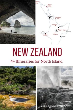 North Island New Zealand itinerary Pin2 North Island New Zealand itinerary Pin2