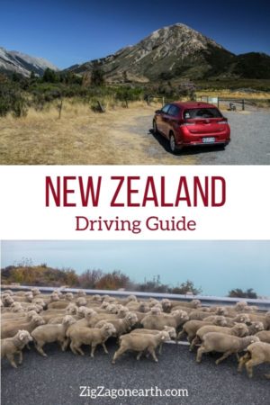 Rental car driving in New Zealand Pin2 Rental car driving in New Zealand Pin2