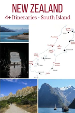 itinerary South Island New Zealand Travel itinerary South Island New Zealand Travel