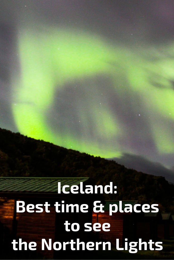 Best time to visit Iceland for northern lights
