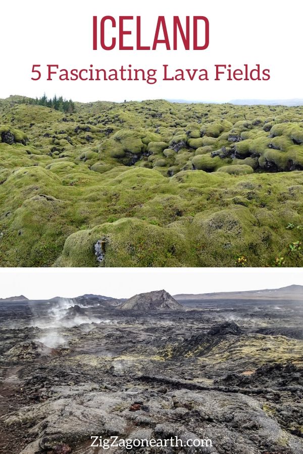 Lava Fields in Iceland Travel Pin3
