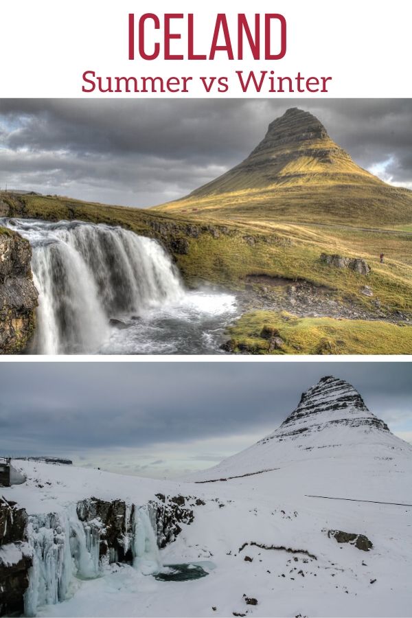 Summer or Winter Iceland Travel Pin (1) Summer or Winter Iceland Travel Pin (1)