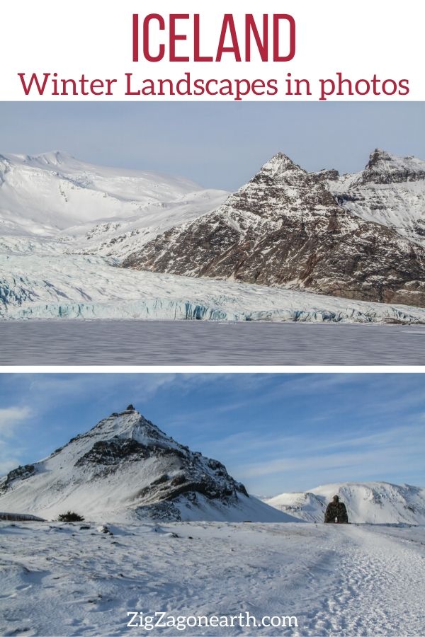 Winter landscape Iceland Travel Pin Winter landscape Iceland Travel Pin