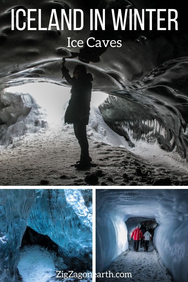 ice cave Iceland Travel Pin
