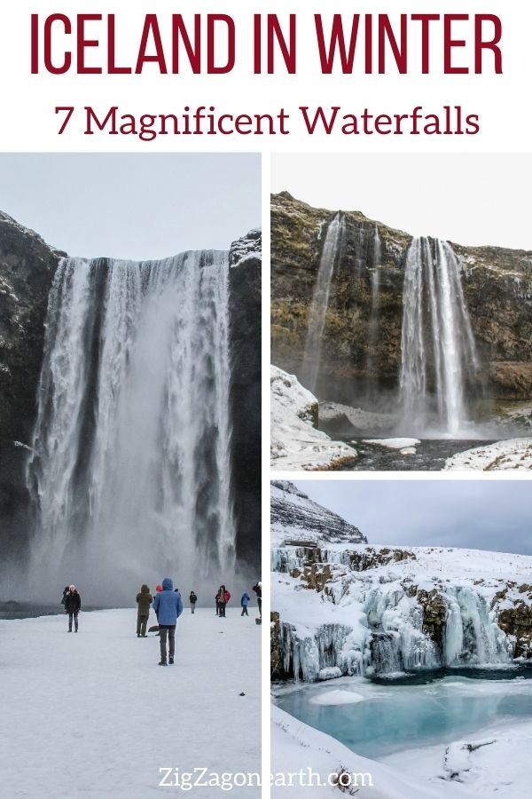 best Waterfalls Iceland Winter Travel Pin3