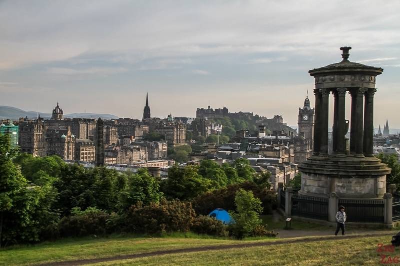Calton Hill view Edinburgh Scotland