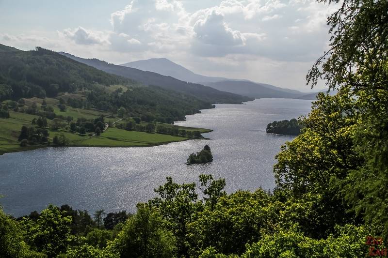 Queen view loch tummel Scotland