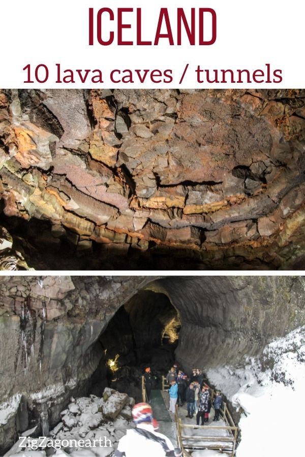 lava tunnel in Iceland Pin2 lava tunnel in Iceland Pin2