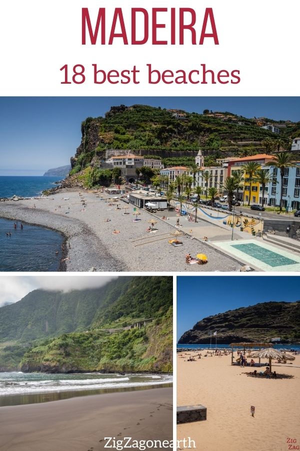 Best beaches in Madeira swimming Pin
