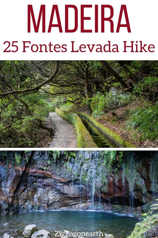 Levada 25 Fontes Wandeling Madeira Speld