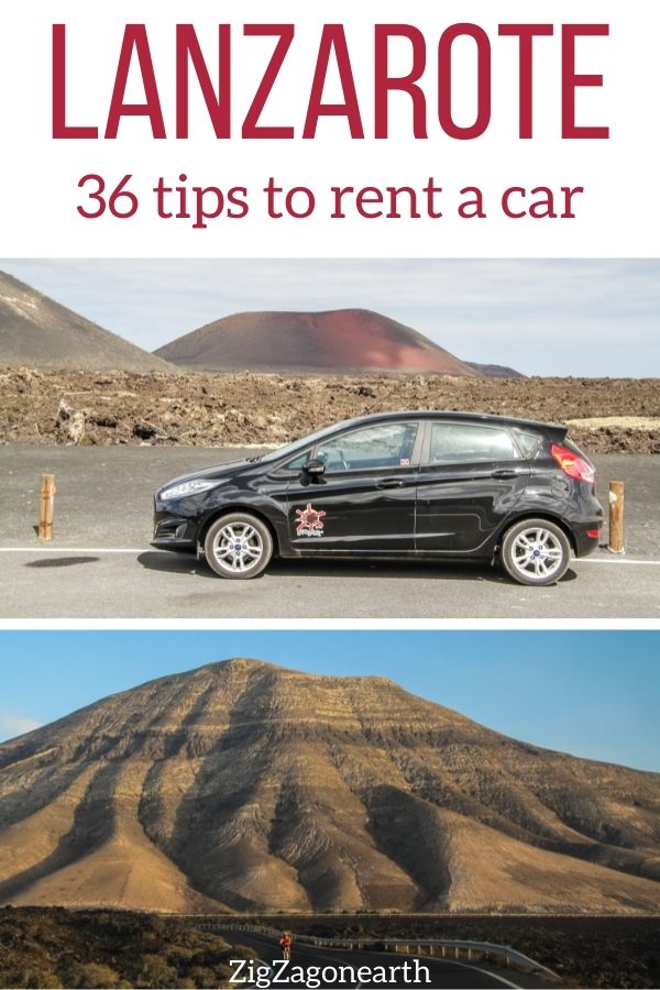 Renting a car Lanzarote tips Pin Renting a car Lanzarote tips Pin