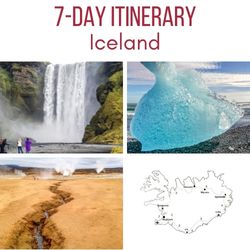 7 day itinerary iceland road trip