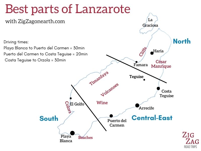 Best parts of Lanzarote where to go Best parts of Lanzarote where to go