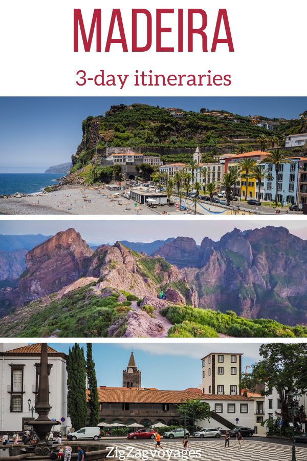 Visit weekend Madeira 3 days itinerary plan pin