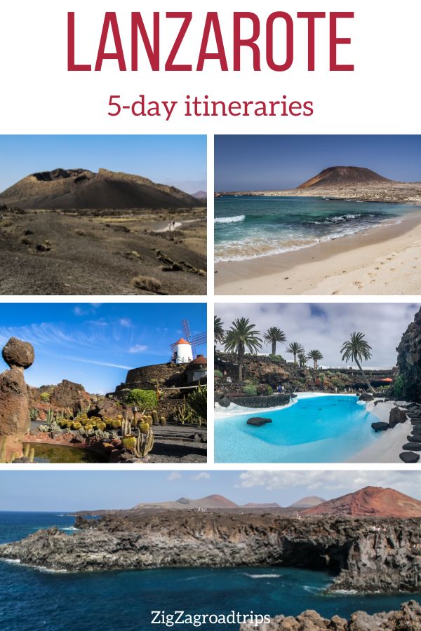 5 days in Lanzarote itinerary Pin 5 days in Lanzarote itinerary