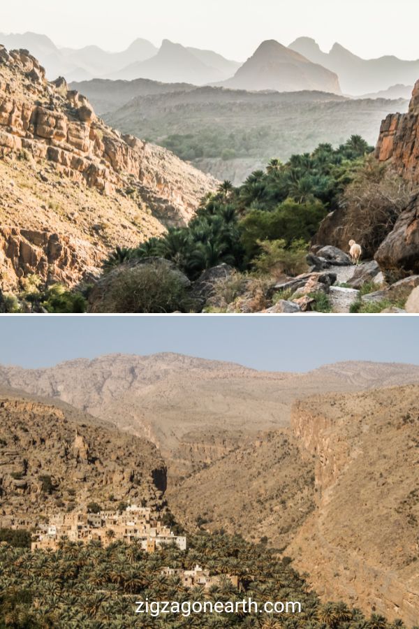 Caminhada na antiga aldeia de Misfat Al Abriyeen - Omã - Guia de viagem