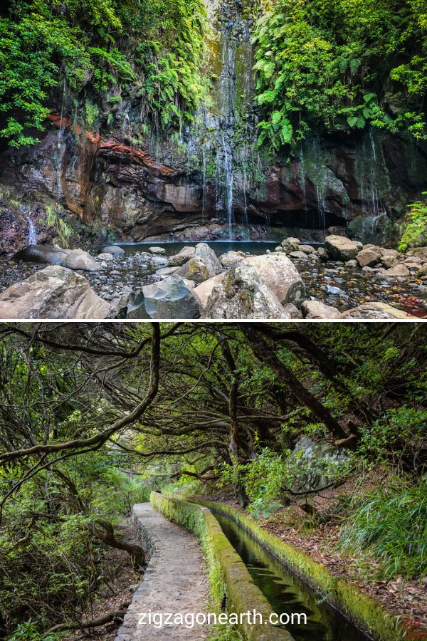 Levada 25 Fontes Hike Madeira Pin