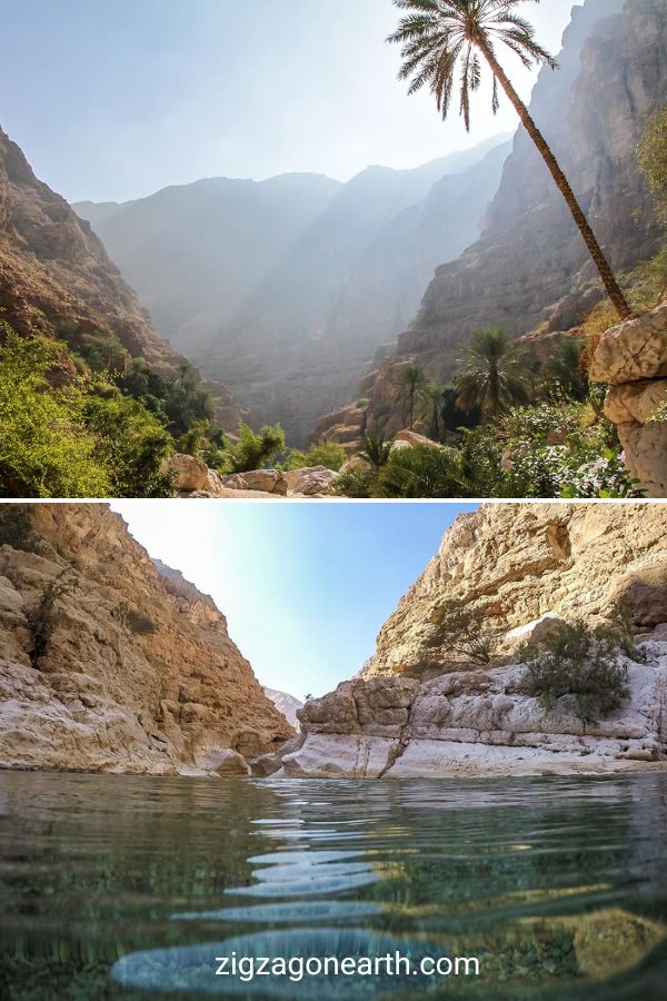vandring wadi shab Oman Resor