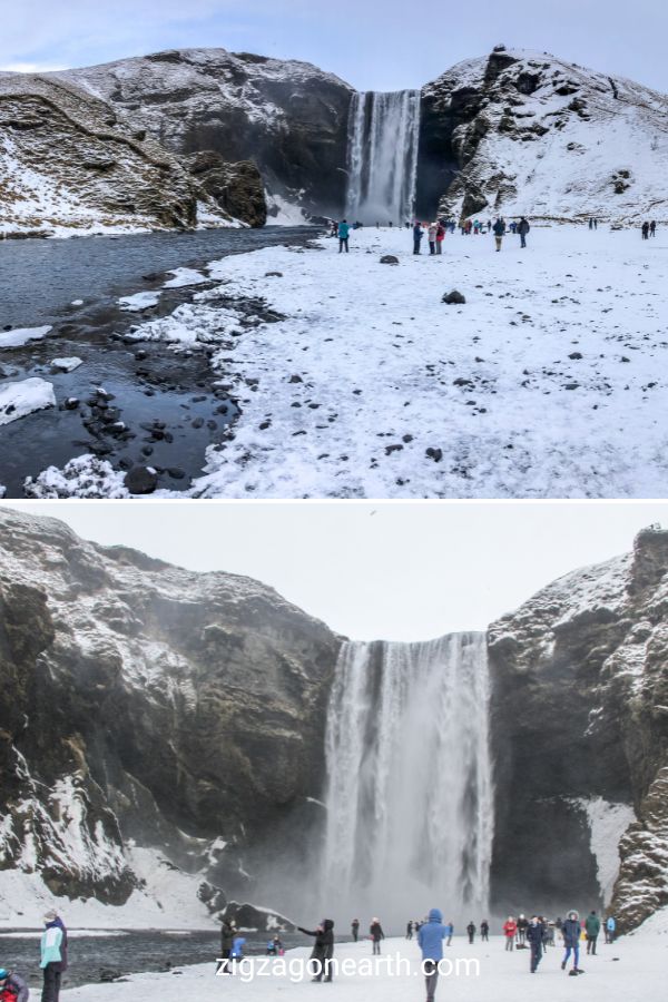 Pin da viaggio Skogafoss Inverno Islanda (1)