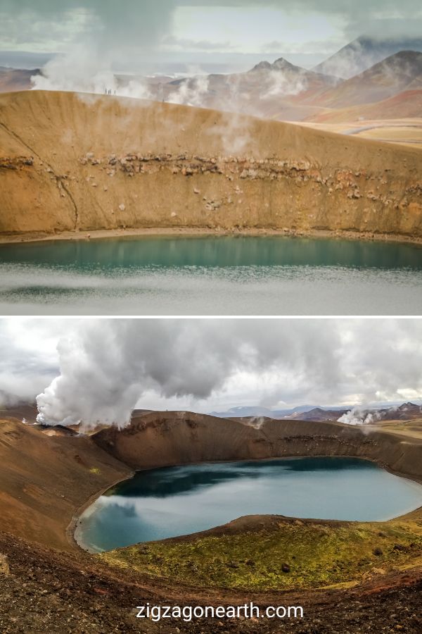 Guia de viagem Islândia : Planeie a sua visita à Cratera Krafla Viti