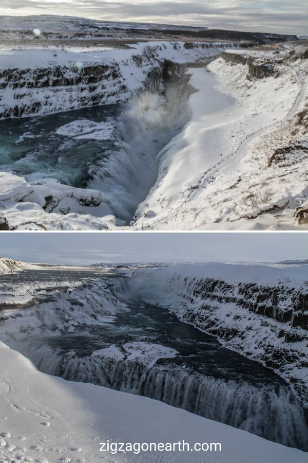 vattenfall Gullfoss Vinter Island Resestift