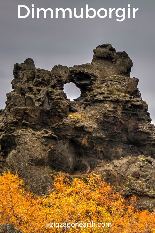 lavafält Dimmuborgir Island Resor