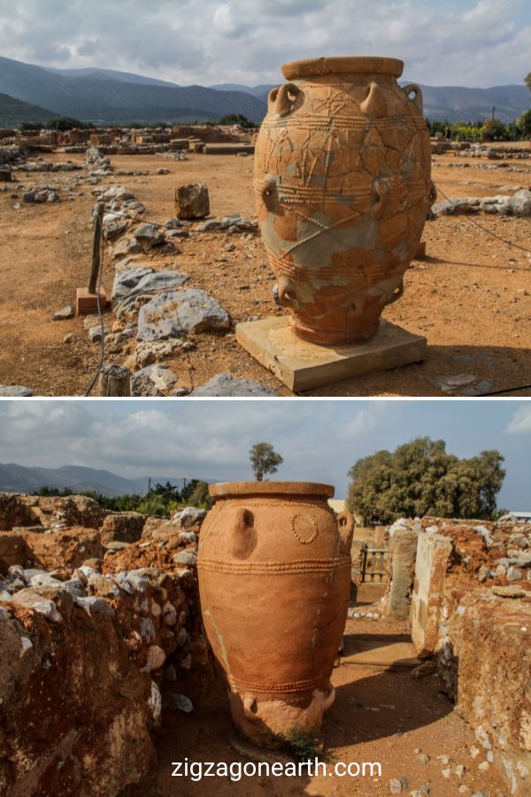 arkeologisk utgrävning Malia Palatset Kreta resor