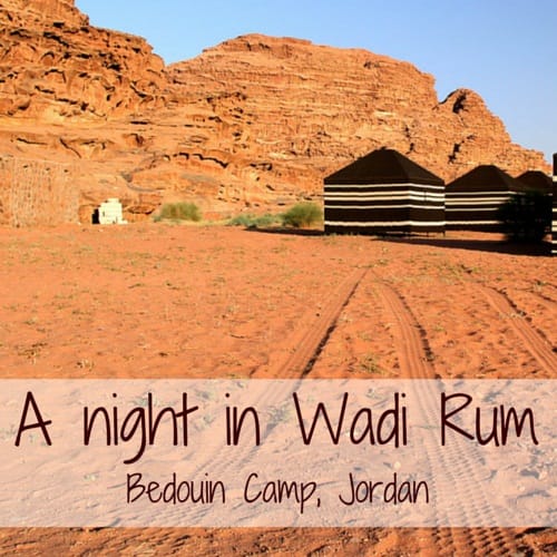 Travel Guide Jordan - Plan your night in the Wadi Rum desert at a Bedouin Camp
