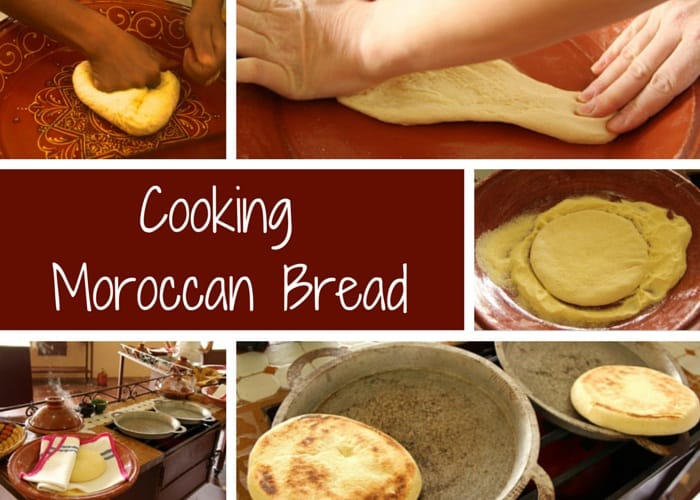 Cooking Class Marrakech - bread dough and cooking