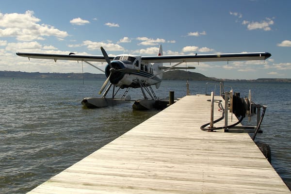 Avião flutuante Otter Rotorua, Nova Zelândia foto 2