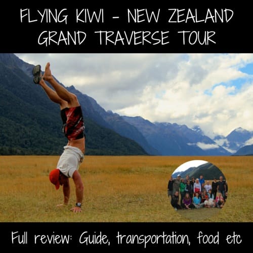 Review 2 week Grand Traverse New Zealand Flying Kiwi