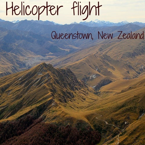 Reseguide Nya Zeeland - Helikopterflygning Queenstown